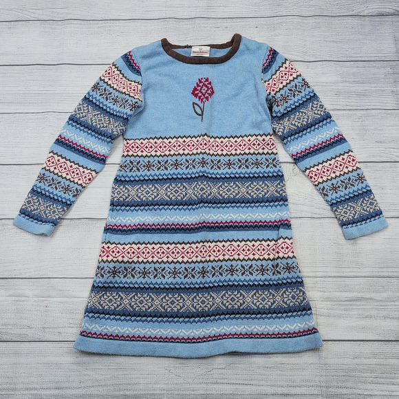 8 Hanna Andersson Highland Sweater Dress - Picture 1 of 7